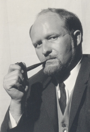 Franz Dutillieu et son éternelle pipe